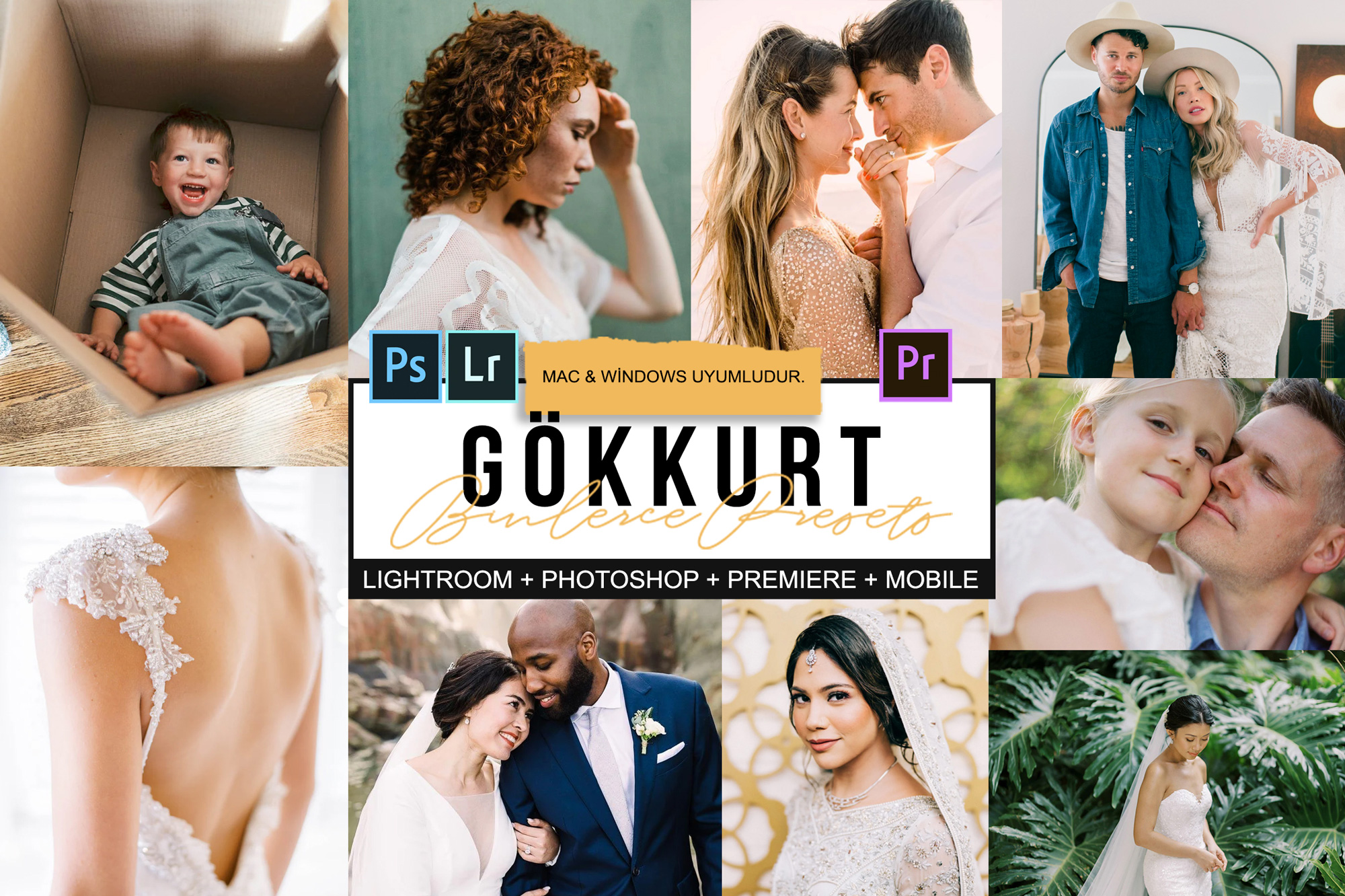 GÖKKURT Lightroom & Photoshop Premiere Presets ve Lut Paketi